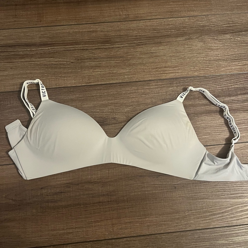 Grey Victoria secret bra